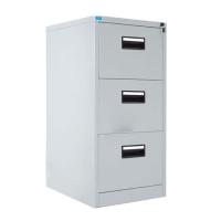 Tủ File tài liệu 3 ngăn TU3F - W465 x D620 x H1016 mm - màu ghi - sắt sơn tĩnh điện